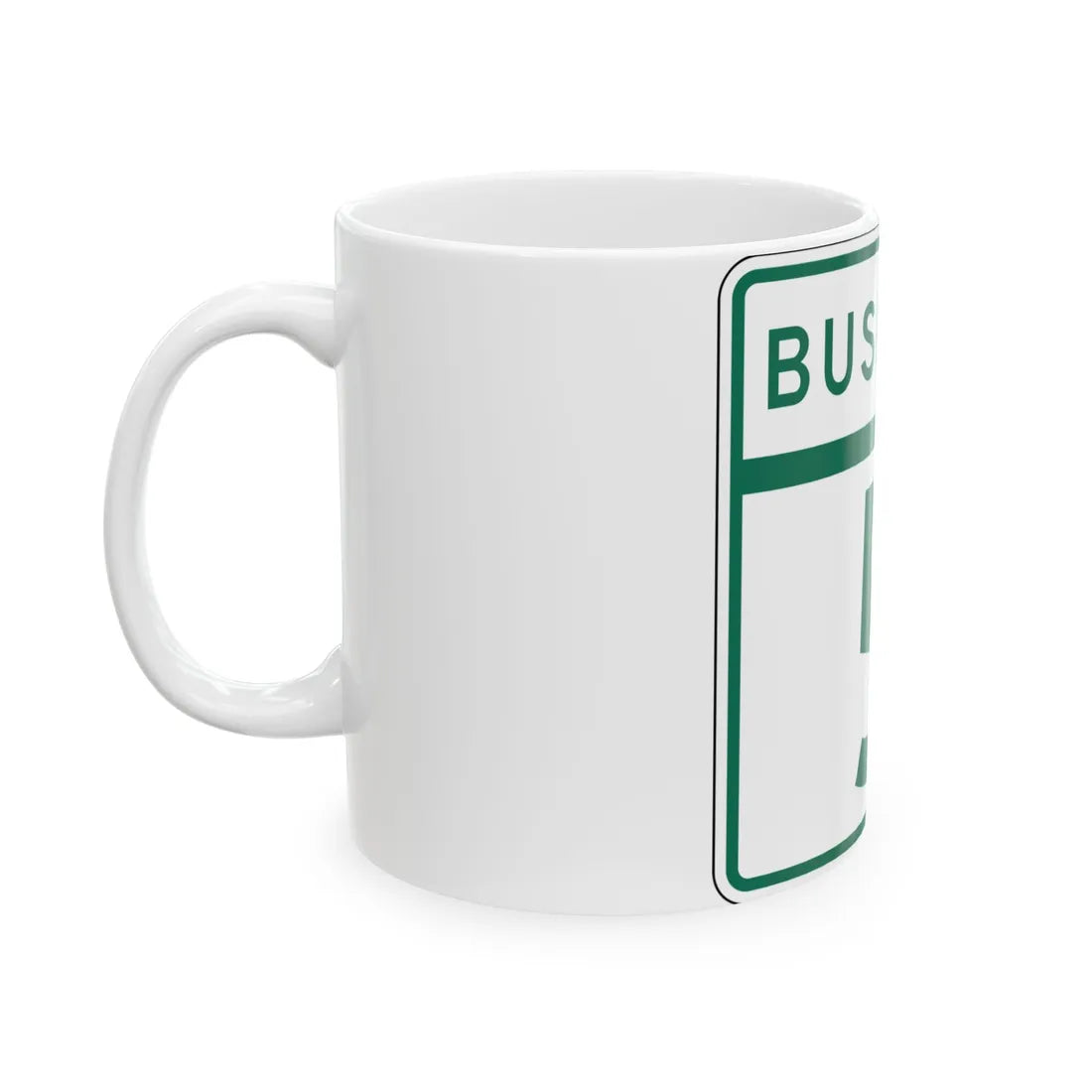 MD Business 5 (Maryland) (Road Sign) White Coffee Mug - Go Mug Yourself