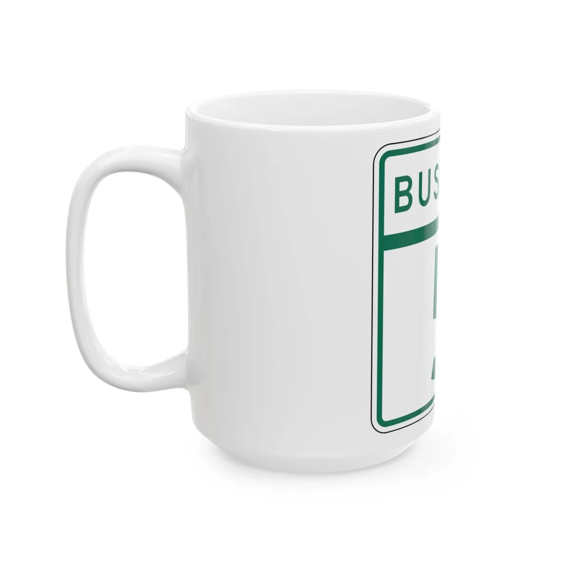 MD Business 5 (Maryland) (Road Sign) White Coffee Mug - Go Mug Yourself