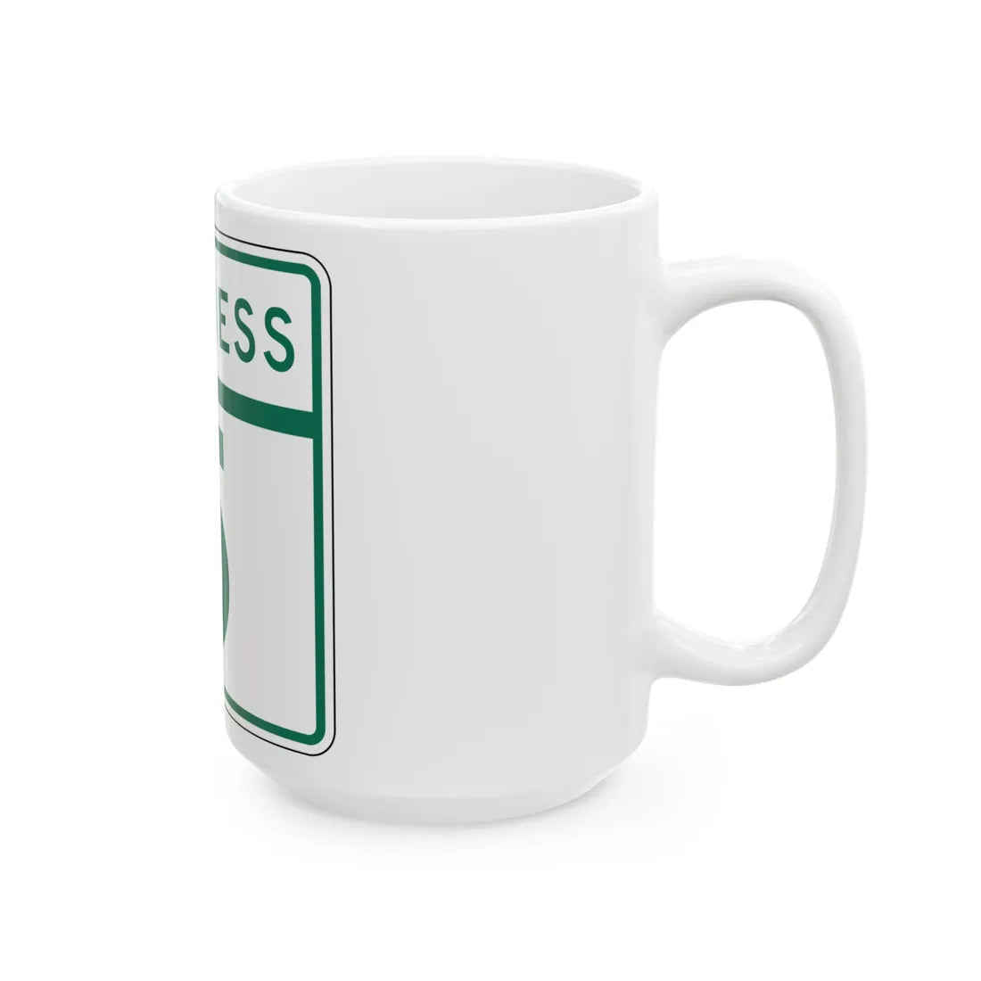 MD Business 5 (Maryland) (Road Sign) White Coffee Mug - Go Mug Yourself