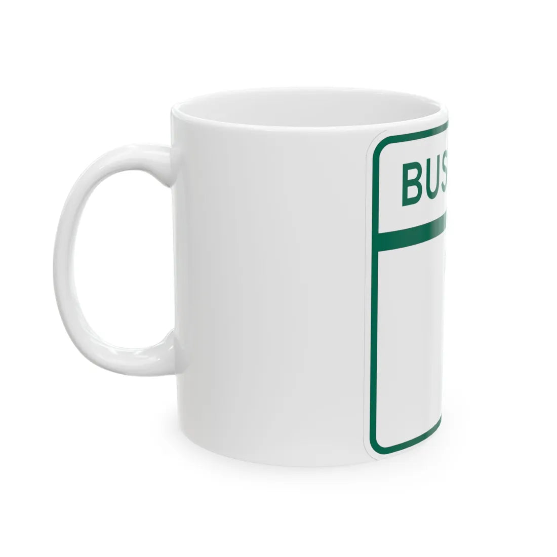 MD business template (Maryland) (Road Sign) White Coffee Mug - Go Mug Yourself