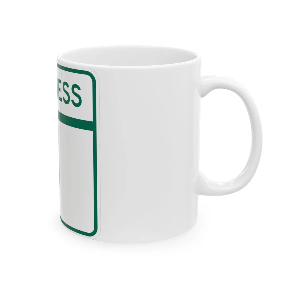 MD business template (Maryland) (Road Sign) White Coffee Mug - Go Mug Yourself