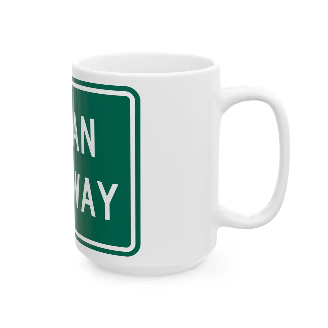 MD Ocean Gateway (Maryland) (Road Sign) White Coffee Mug - Go Mug Yourself