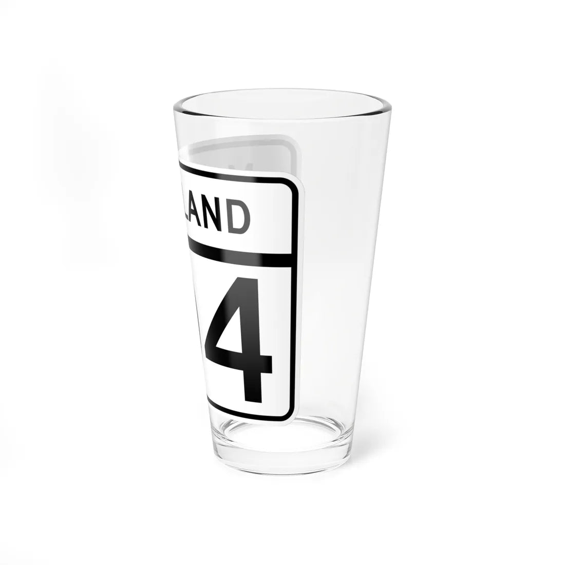 MD Route 104 (Maryland) (Road Sign) Pint Glass 16oz - Go Mug Yourself
