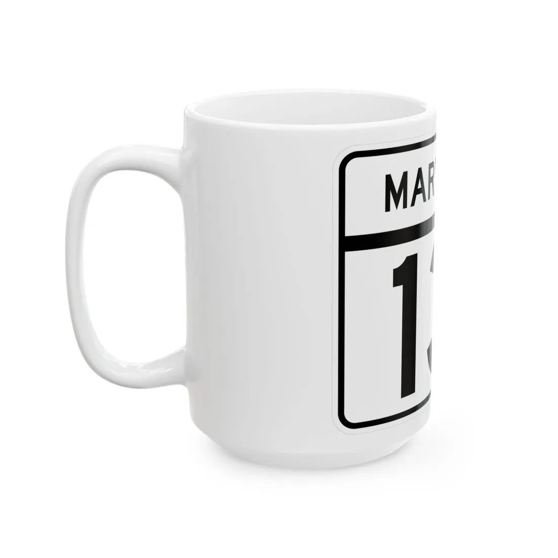 MD Route 131 (Maryland) (Road Sign) White Coffee Mug - Go Mug Yourself