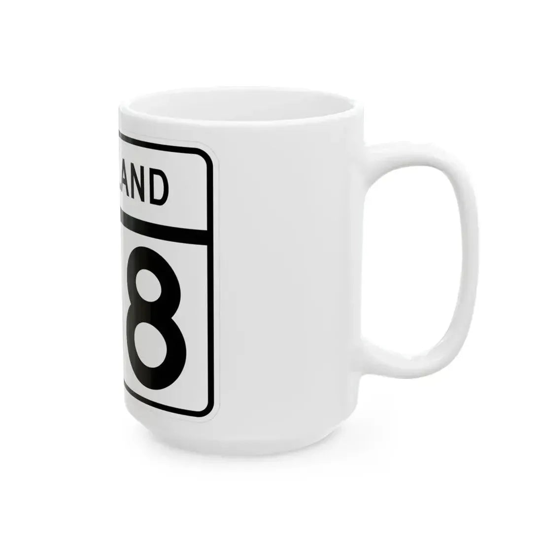 MD Route 138 (Maryland) (Road Sign) White Coffee Mug - Go Mug Yourself