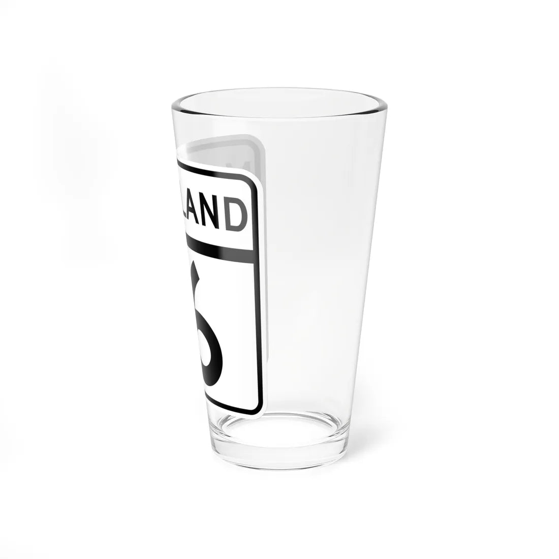MD Route 16 (Maryland) (Road Sign) Pint Glass 16oz - Go Mug Yourself