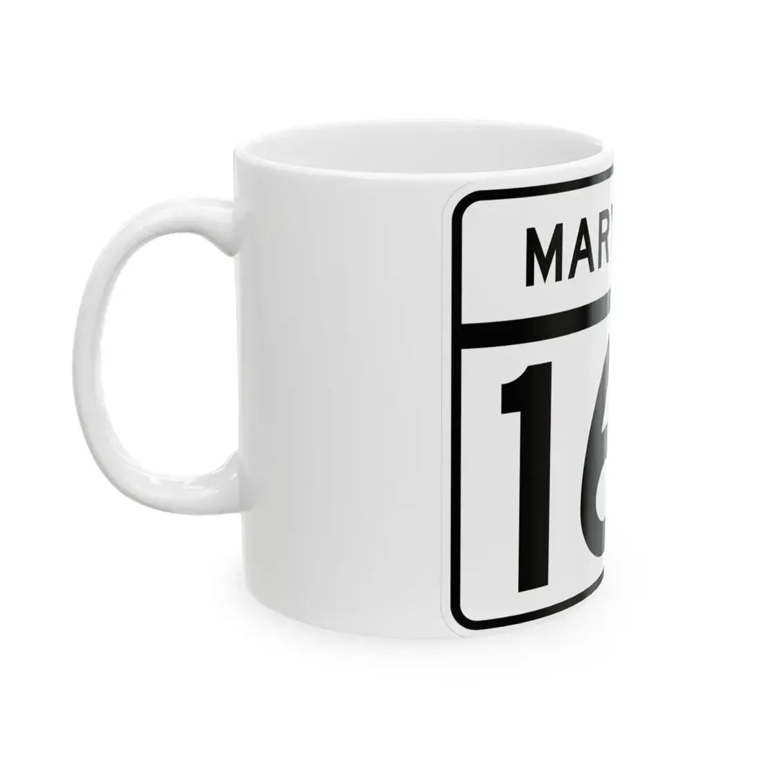 MD Route 167 (Maryland) (Road Sign) White Coffee Mug - Go Mug Yourself
