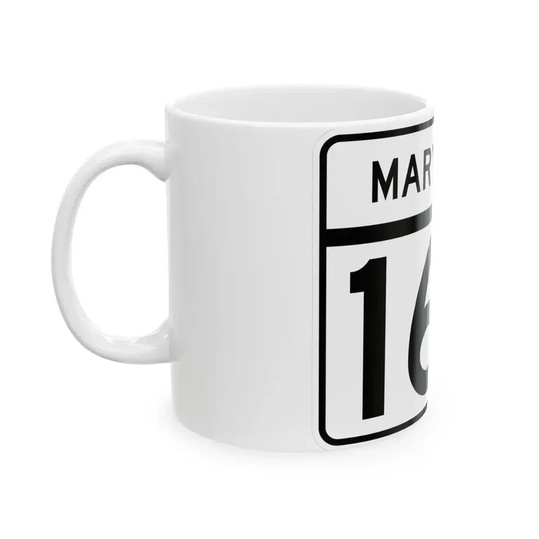 MD Route 169 (Maryland) (Road Sign) White Coffee Mug - Go Mug Yourself