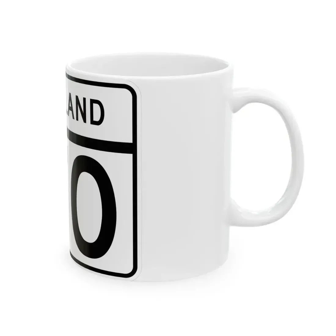 MD Route 170 (Maryland) (Road Sign) White Coffee Mug - Go Mug Yourself