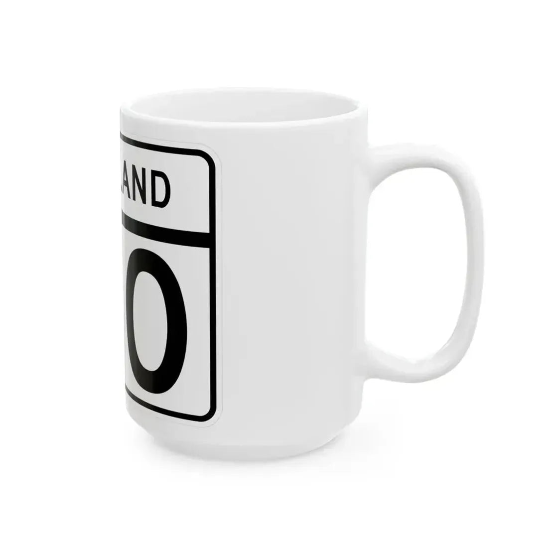 MD Route 170 (Maryland) (Road Sign) White Coffee Mug - Go Mug Yourself