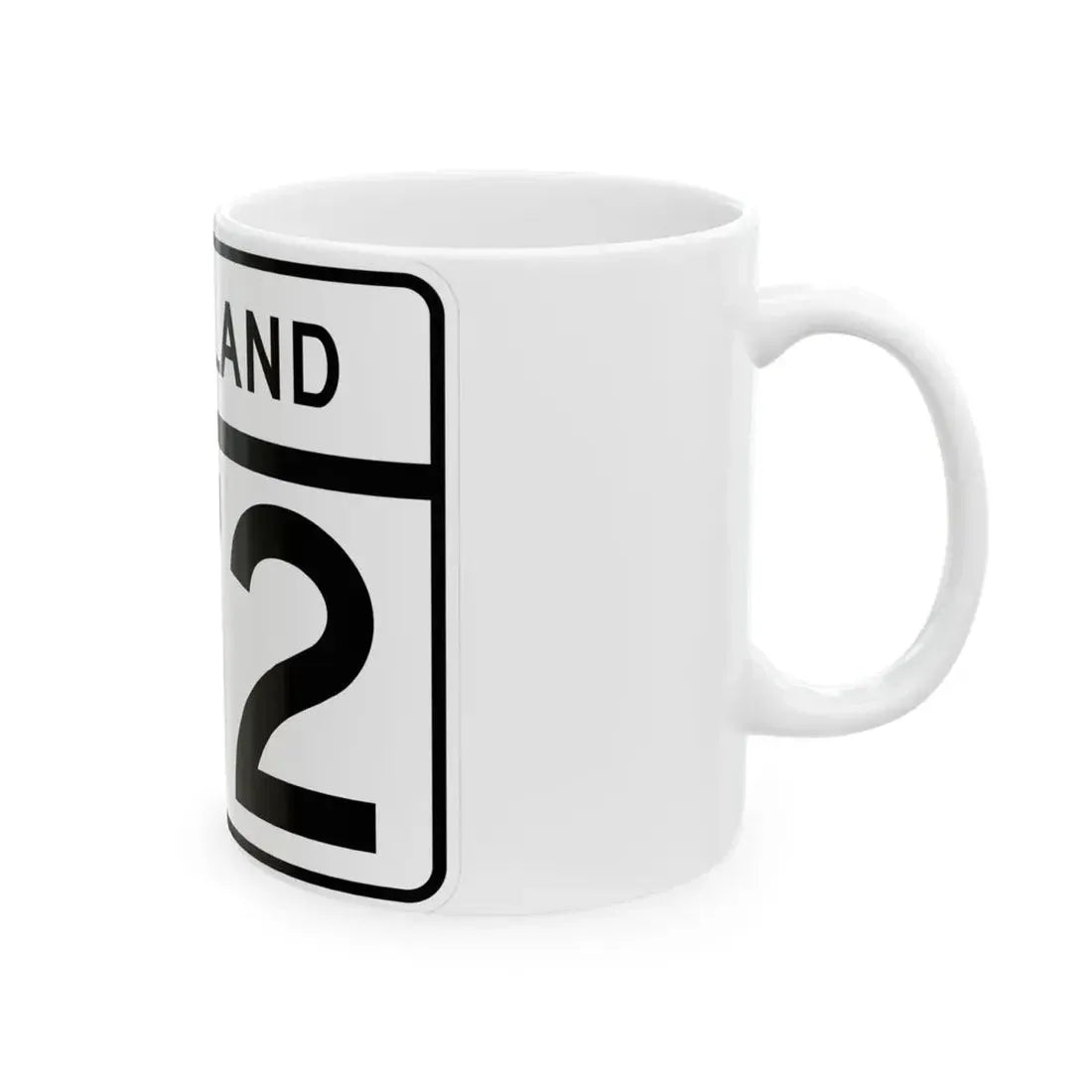 MD Route 172 (Maryland) (Road Sign) White Coffee Mug - Go Mug Yourself