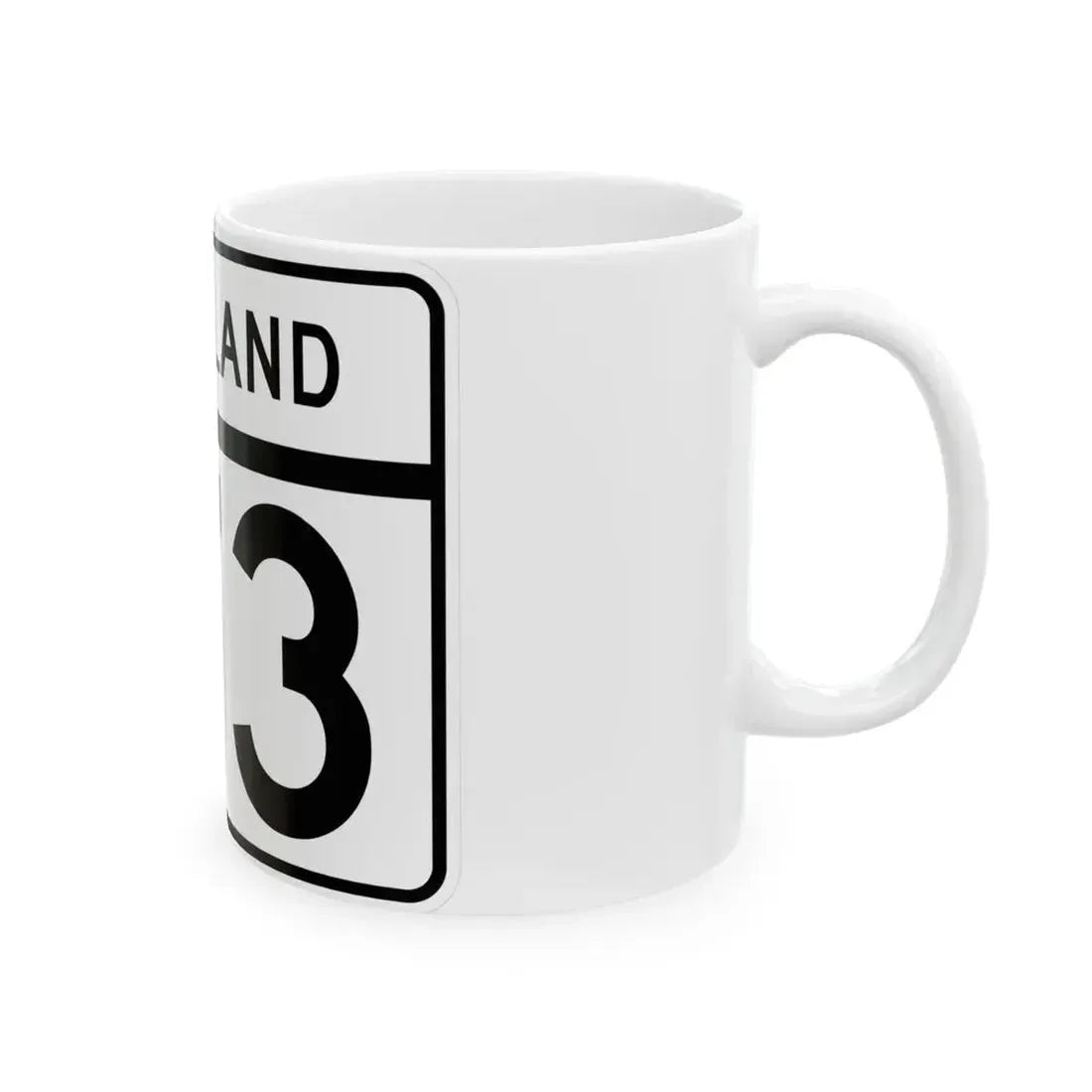 MD Route 173 (Maryland) (Road Sign) White Coffee Mug - Go Mug Yourself