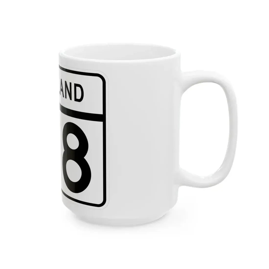 MD Route 178 (Maryland) (Road Sign) White Coffee Mug - Go Mug Yourself