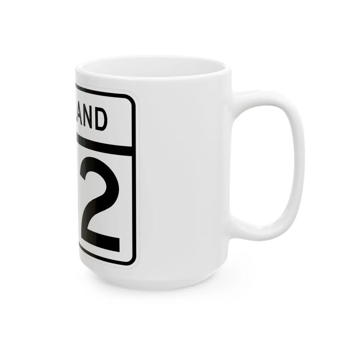 MD Route 182 (Maryland) (Road Sign) White Coffee Mug - Go Mug Yourself