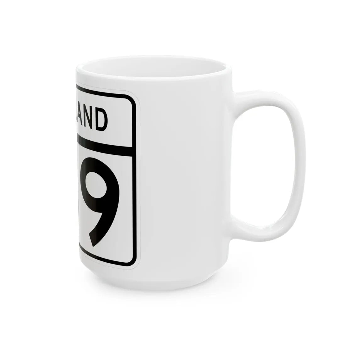 MD Route 189 (Maryland) (Road Sign) White Coffee Mug - Go Mug Yourself