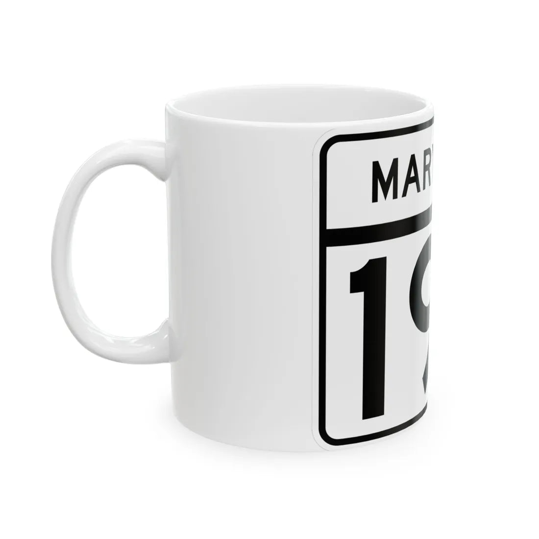 MD Route 192 (Maryland) (Road Sign) White Coffee Mug - Go Mug Yourself