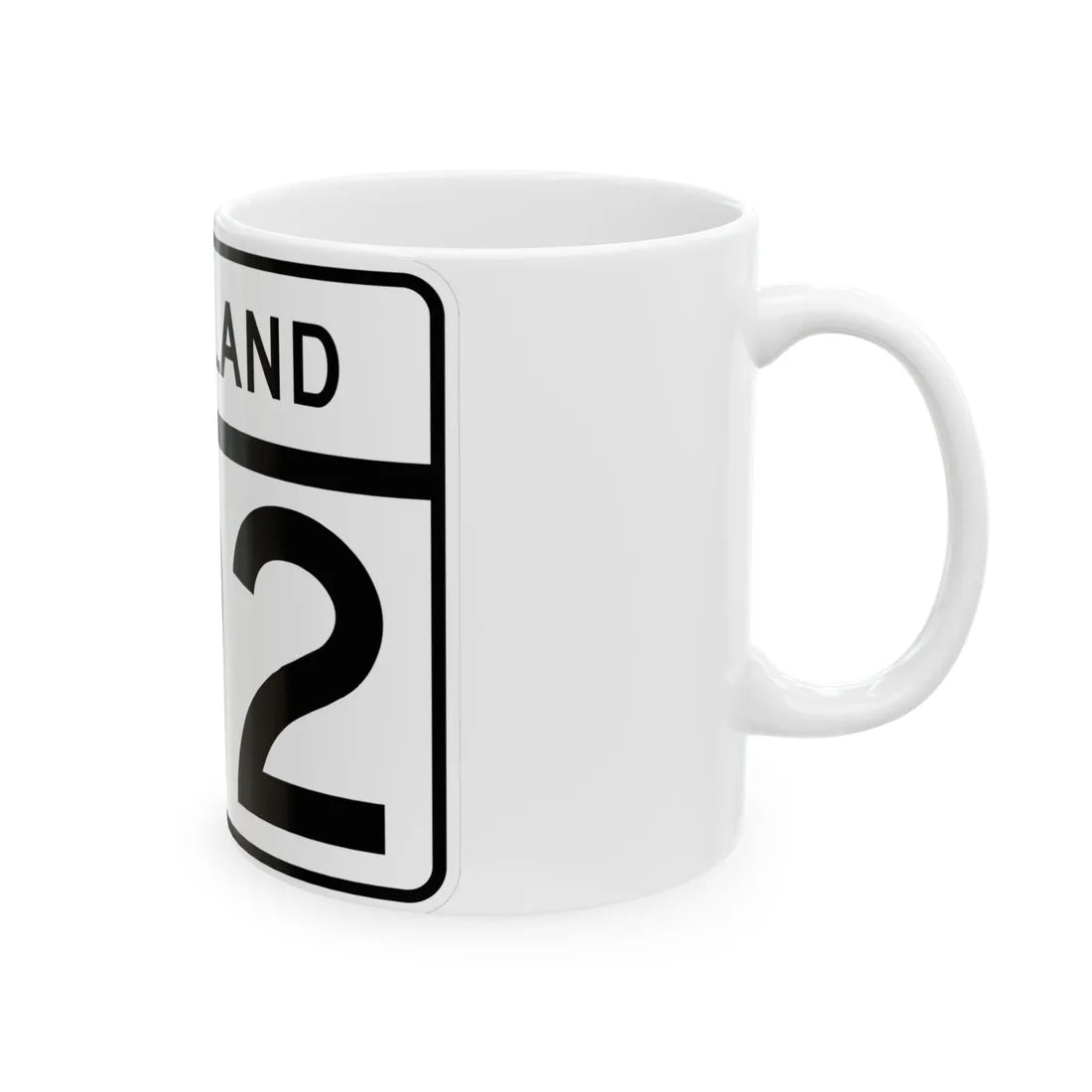 MD Route 192 (Maryland) (Road Sign) White Coffee Mug - Go Mug Yourself