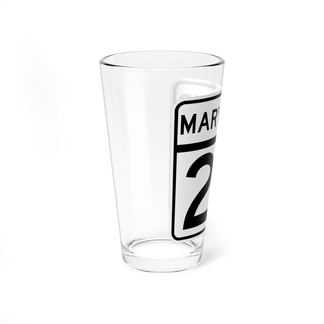 MD Route 23 (Maryland) (Road Sign) Pint Glass 16oz - Go Mug Yourself