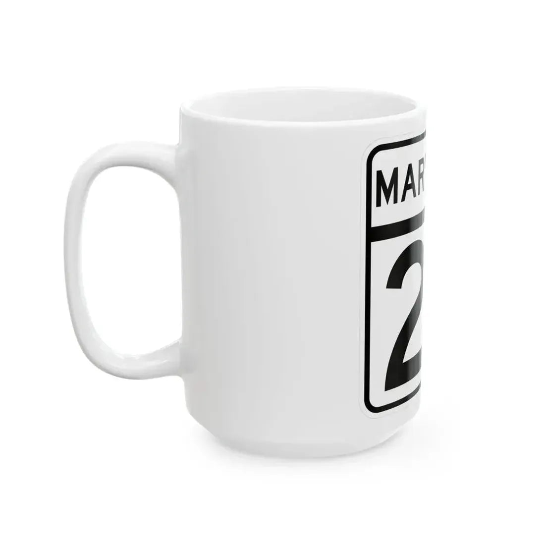 MD Route 29 (Maryland) (Road Sign) White Coffee Mug - Go Mug Yourself