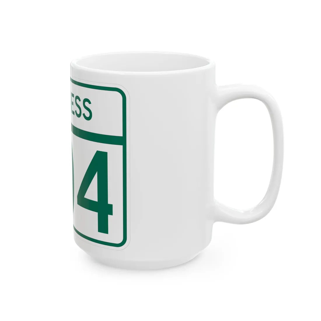 MD Route 404 Business (Maryland) (Road Sign) White Coffee Mug - Go Mug Yourself