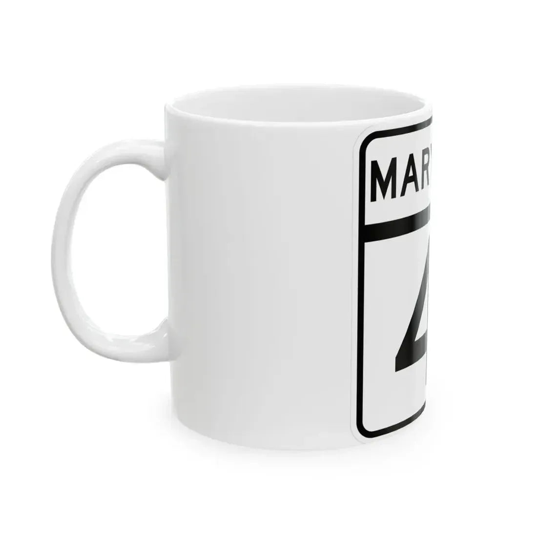 MD Route 41 (Maryland) (Road Sign) White Coffee Mug - Go Mug Yourself