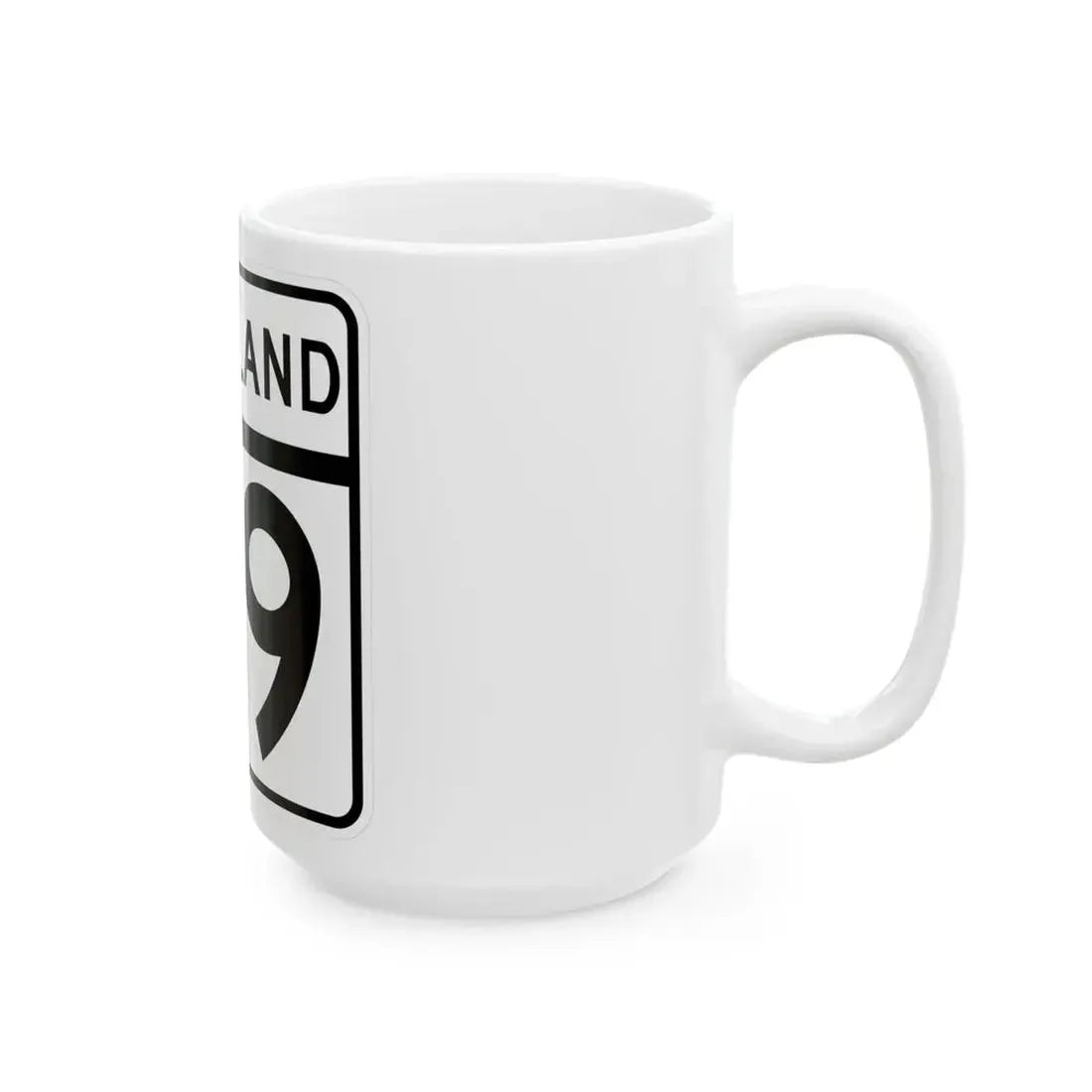 MD Route 49 (Maryland) (Road Sign) White Coffee Mug - Go Mug Yourself