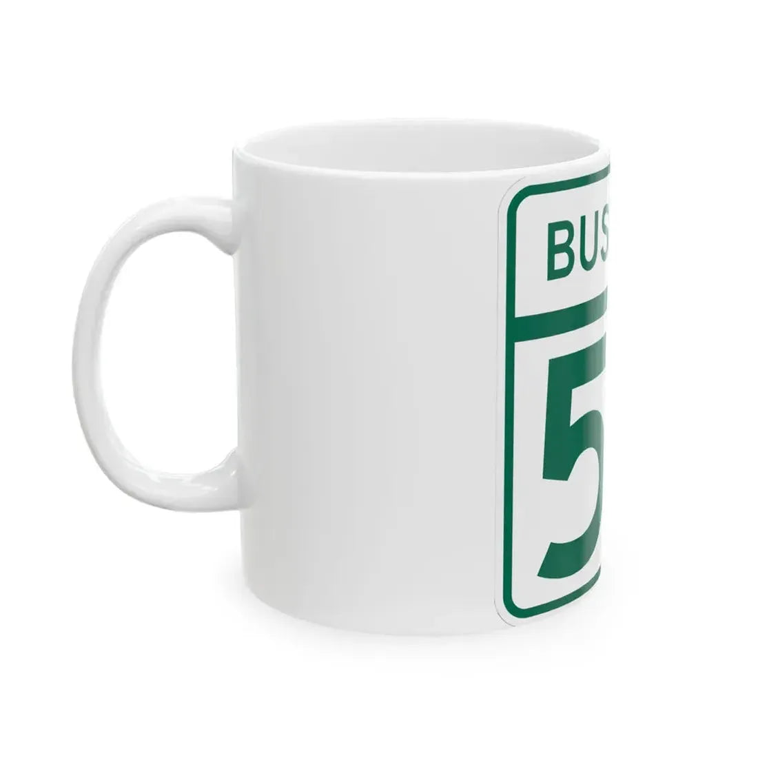 MD Route 55 Business (Maryland) (Road Sign) White Coffee Mug - Go Mug Yourself