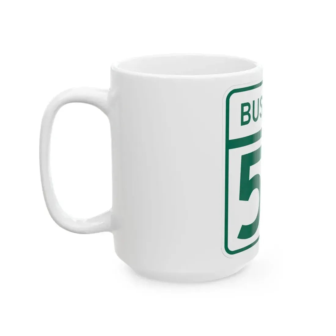 MD Route 55 Business (Maryland) (Road Sign) White Coffee Mug - Go Mug Yourself