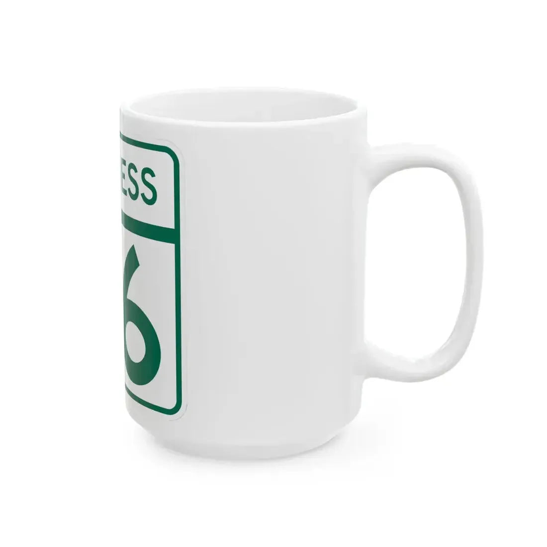 MD Route 56 Business (Maryland) (Road Sign) White Coffee Mug - Go Mug Yourself