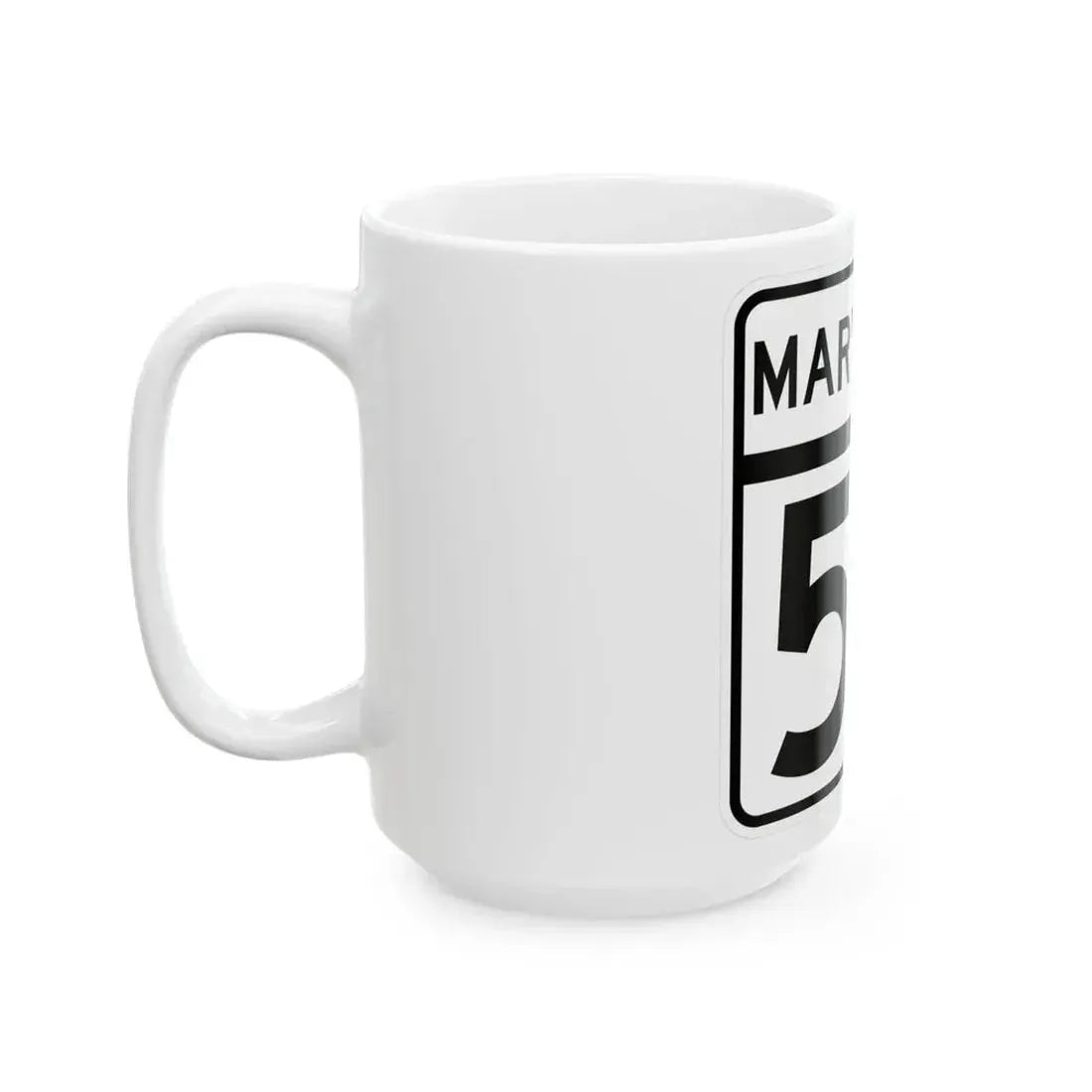 MD Route 56 (Maryland) (Road Sign) White Coffee Mug - Go Mug Yourself