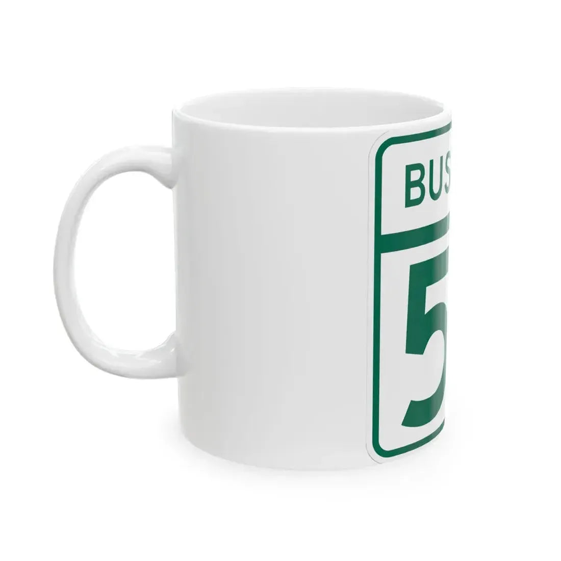 MD Route 57 Business (Maryland) (Road Sign) White Coffee Mug - Go Mug Yourself