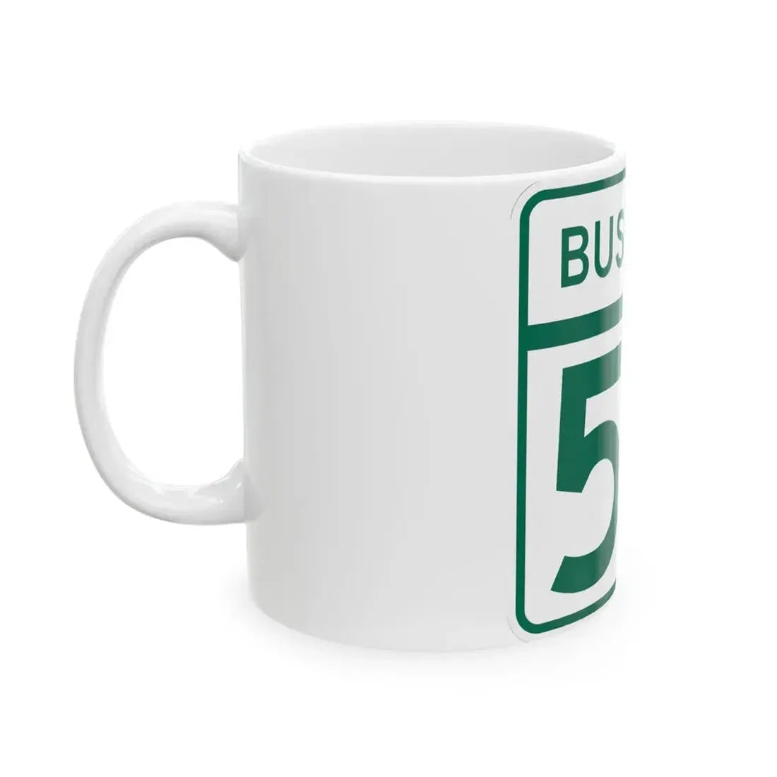 MD Route 58 Business (Maryland) (Road Sign) White Coffee Mug - Go Mug Yourself