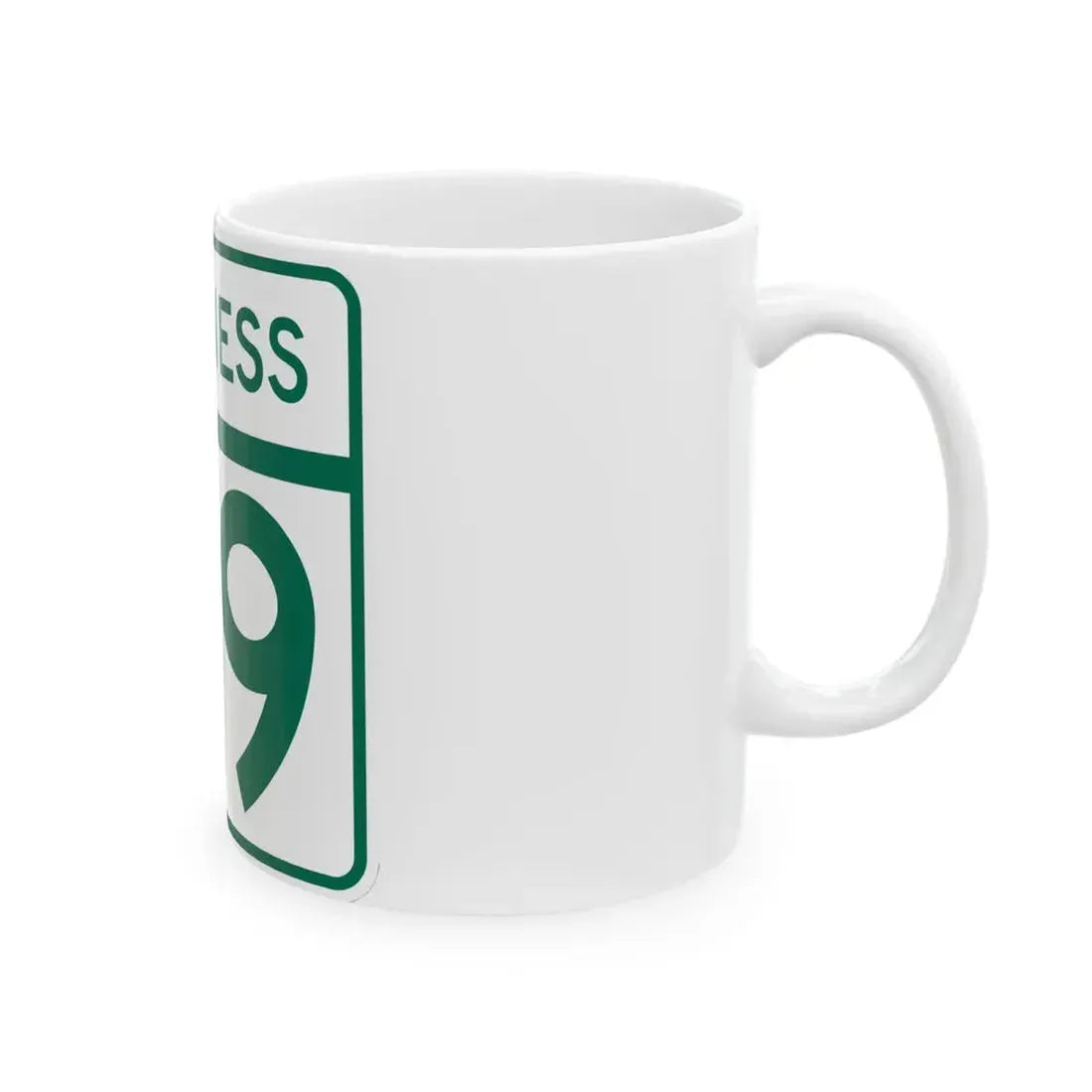 MD Route 59 Business (Maryland) (Road Sign) White Coffee Mug - Go Mug Yourself