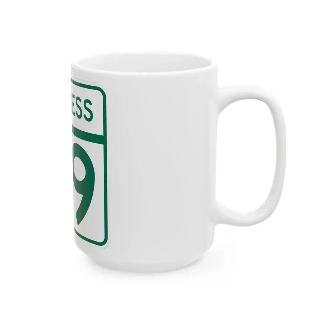 MD Route 59 Business (Maryland) (Road Sign) White Coffee Mug - Go Mug Yourself