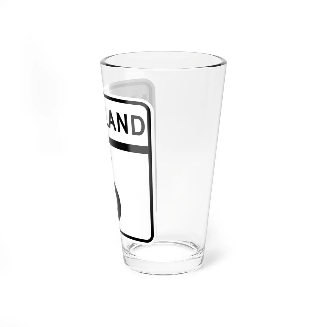 MD Route 6 (Maryland) (Road Sign) Pint Glass 16oz - Go Mug Yourself