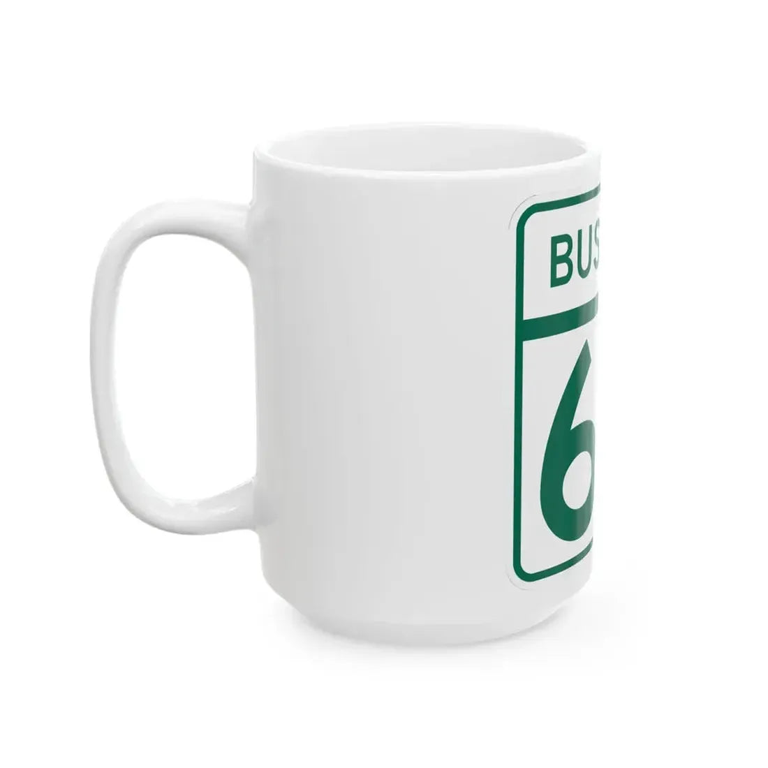 MD Route 60 Business (Maryland) (Road Sign) White Coffee Mug - Go Mug Yourself