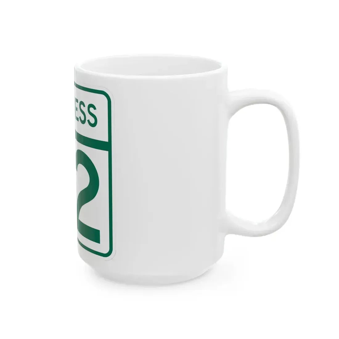 MD Route 62 Business (Maryland) (Road Sign) White Coffee Mug - Go Mug Yourself