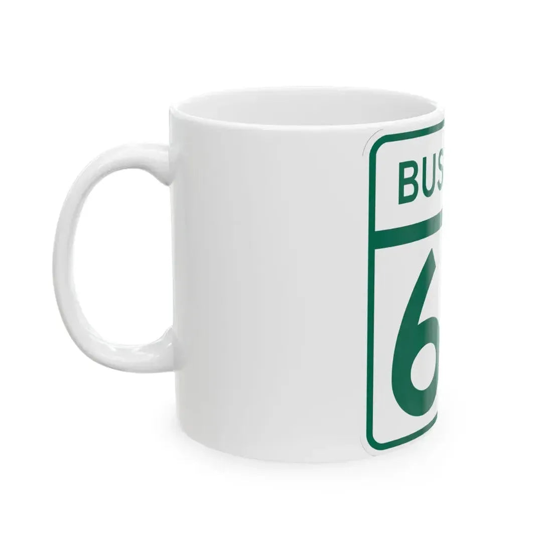 MD Route 65 Business (Maryland) (Road Sign) White Coffee Mug - Go Mug Yourself