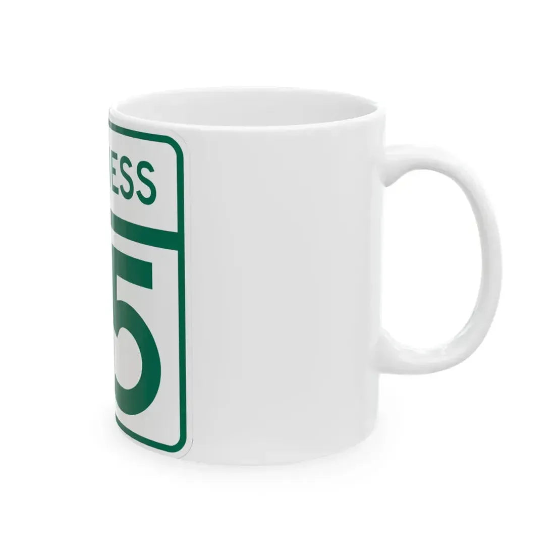 MD Route 65 Business (Maryland) (Road Sign) White Coffee Mug - Go Mug Yourself