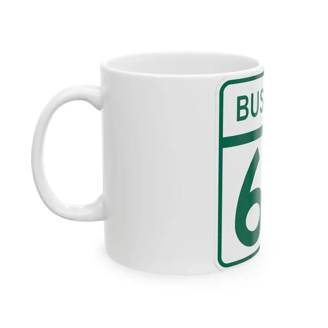 MD Route 67 Business (Maryland) (Road Sign) White Coffee Mug - Go Mug Yourself