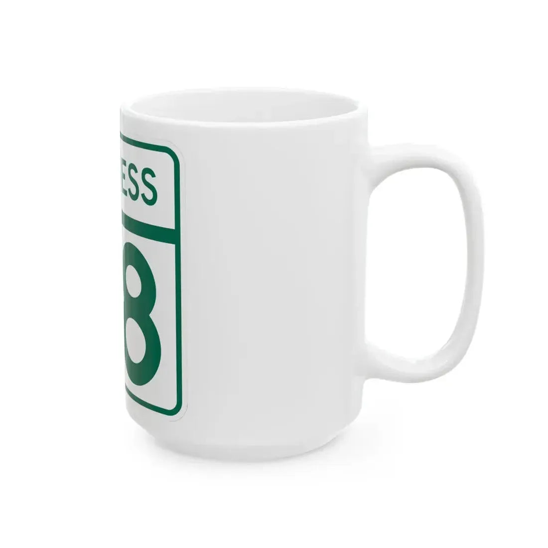 MD Route 68 Business (Maryland) (Road Sign) White Coffee Mug - Go Mug Yourself