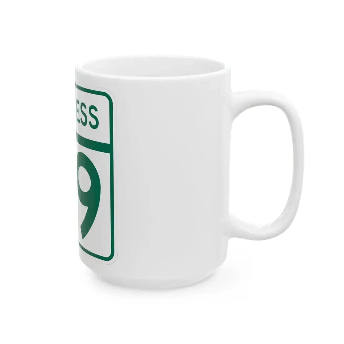 MD Route 69 Business (Maryland) (Road Sign) White Coffee Mug - Go Mug Yourself