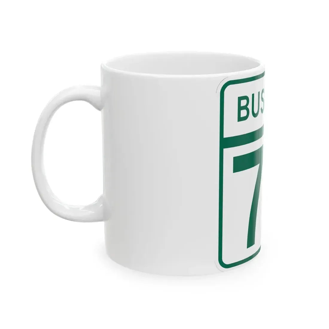 MD Route 70 Business (Maryland) (Road Sign) White Coffee Mug - Go Mug Yourself