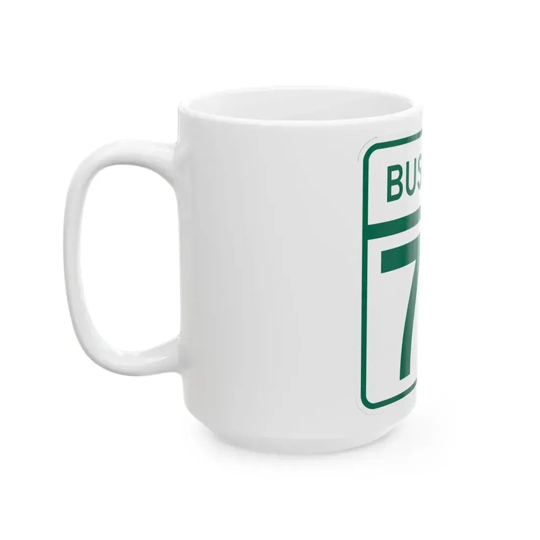 MD Route 70 Business (Maryland) (Road Sign) White Coffee Mug - Go Mug Yourself