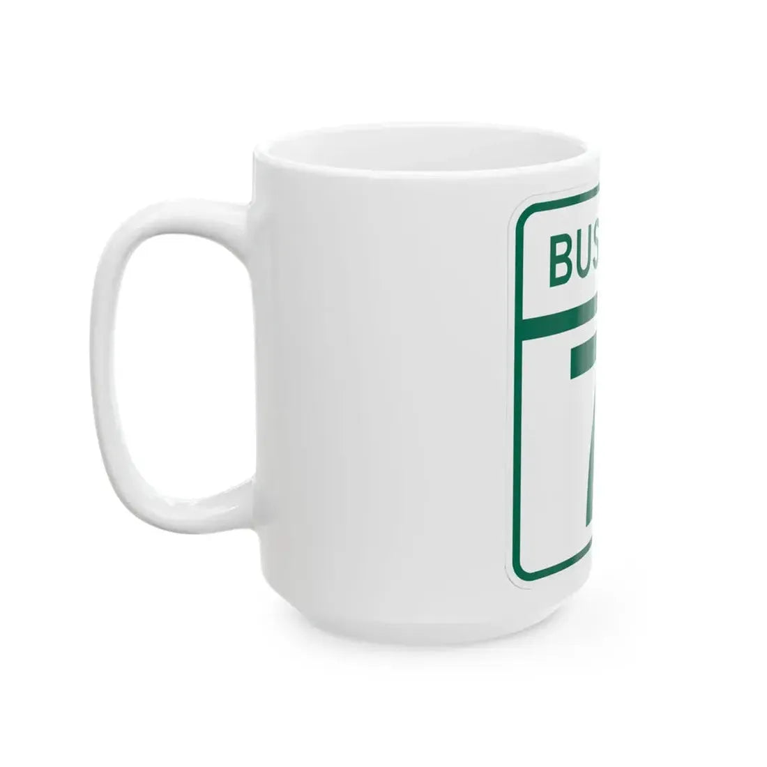 MD Route 71 Business (Maryland) (Road Sign) White Coffee Mug - Go Mug Yourself