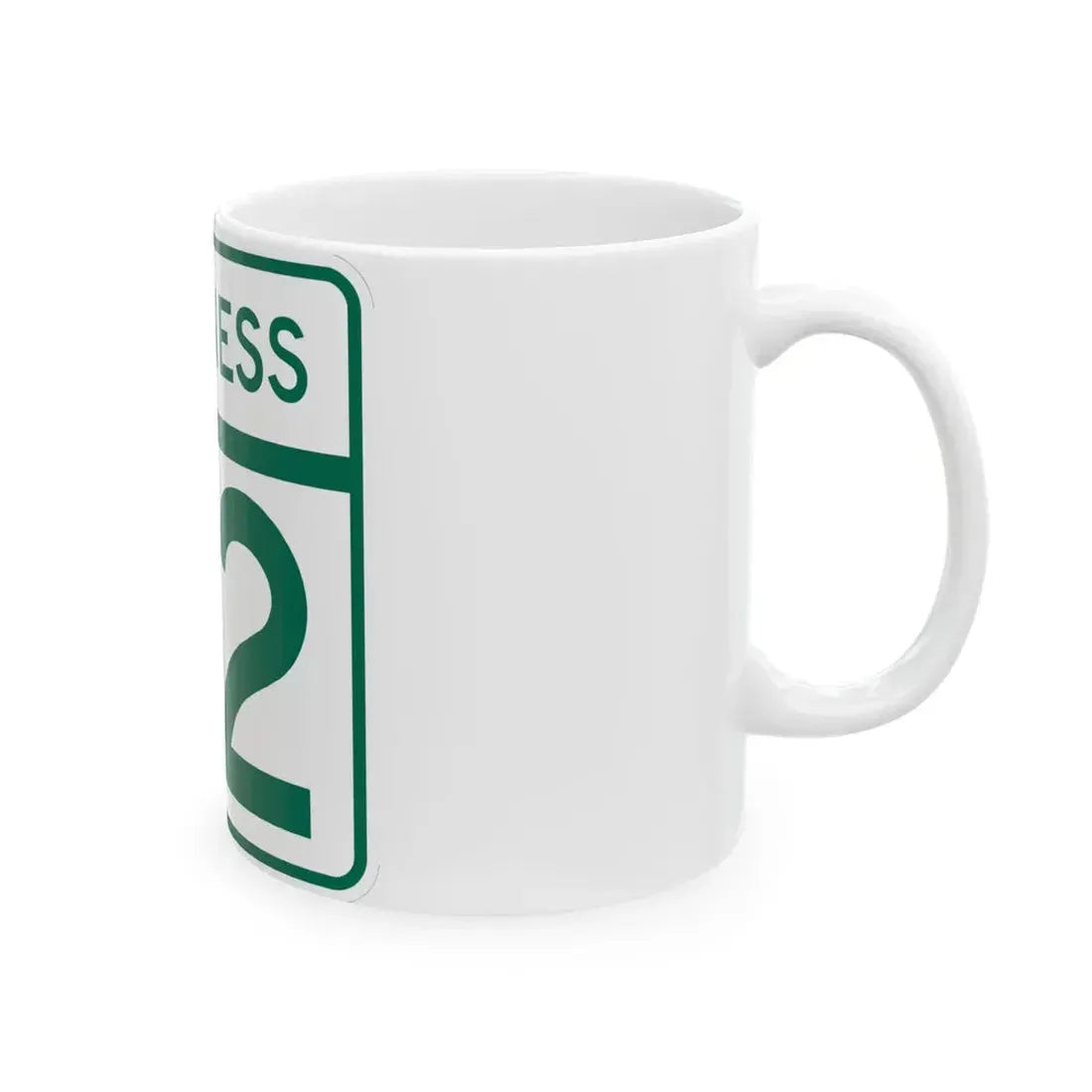 MD Route 72 Business (Maryland) (Road Sign) White Coffee Mug - Go Mug Yourself