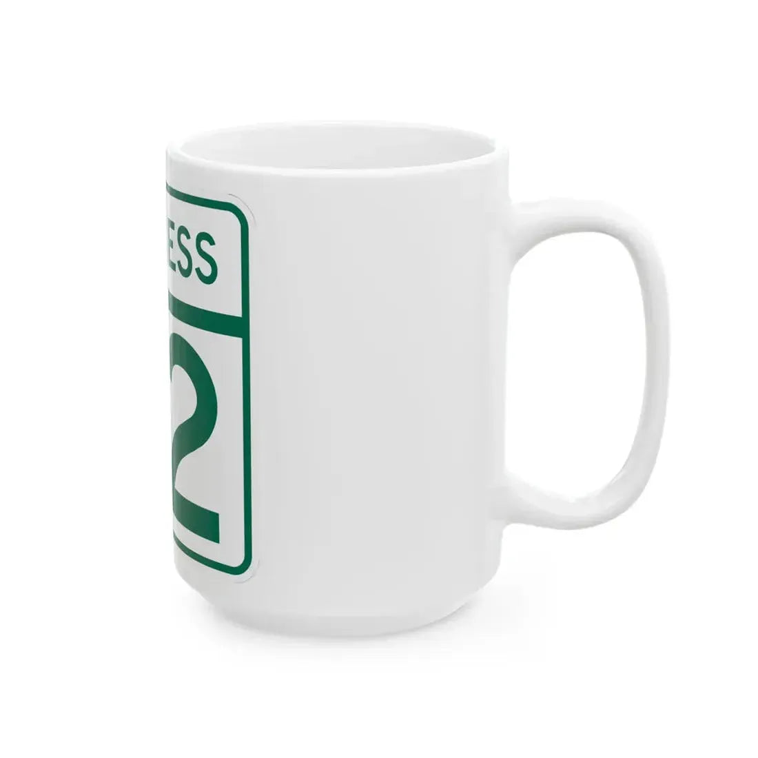 MD Route 72 Business (Maryland) (Road Sign) White Coffee Mug - Go Mug Yourself