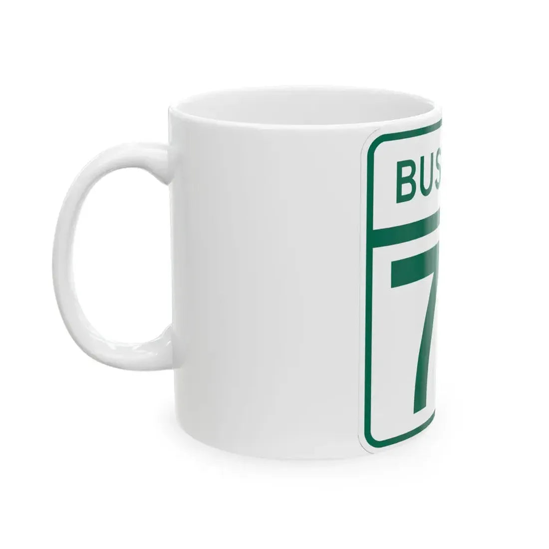 MD Route 76 Business (Maryland) (Road Sign) White Coffee Mug - Go Mug Yourself