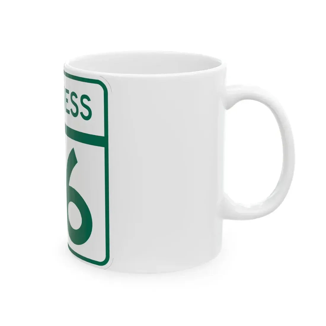 MD Route 76 Business (Maryland) (Road Sign) White Coffee Mug - Go Mug Yourself