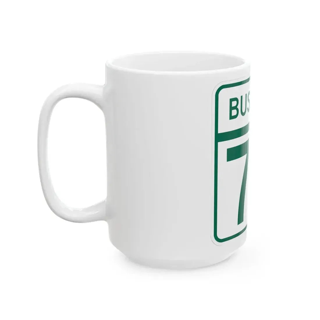 MD Route 76 Business (Maryland) (Road Sign) White Coffee Mug - Go Mug Yourself